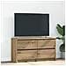 Mobile Tv Rovere Artigianale 100x35x54 Cm In Legno Multistrato - Foto miniatura 1
