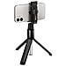 Selfie Stick Con Treppiede E Telecomando Bluetooth, Nero - Foto miniatura 3