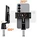 Selfie Stick Con Treppiede E Telecomando Bluetooth, Nero - Foto miniatura 5