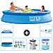 Piscina Fuori Terra - In Giro - 305x61 Cm - Blu - Include Accessori Coordinati A454 - Foto miniatura 1