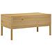 Lusso Casadino -  Tavolino Floro Marrone Cera 99x55,5x45 Cm In Legno Di Pino - Foto miniatura 6