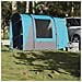 Tenda da Campeggio da Auto per 4 Persone Blu Impermeabile - Foto miniatura 2