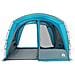 Tenda da Campeggio da Auto per 4 Persone Blu Impermeabile - Foto miniatura 4