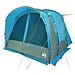 Tenda da Campeggio da Auto per 4 Persone Blu Impermeabile - Foto miniatura 8