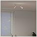 Faretto da soffitto 2 vie regolabili nichel spazzolato GU10 - Foto miniatura 10