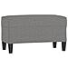 Panca Grigio Scuro 70x35x41 cm in Tessuto - Foto miniatura 1