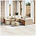 Set Divano da Giardino 13 pcs Beige e Crema 90 x 55 x 71 cm - Foto miniatura 2