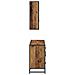 Set di mobili per il bagno 2 pcs Legno vecchio 80 x 33 x 60 cm - Foto miniatura 8
