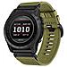 Cinturino In Nylon A Sgancio Rapido Compatibile Con Garmin Fenix 8/7x / 6x /epix Pro Green 22 Mm - Foto miniatura 4