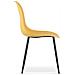 Sedia WAT senape / gambe nere x 3 - Foto miniatura 6
