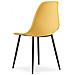 Sedia WAT senape / gambe nere x 3 - Foto miniatura 5