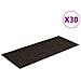Tappetini per scale autoadesivi 30 pz 60x25 cm marrone scuro rettangolari - Foto miniatura 1