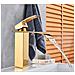 Rubinetto per lavabo da bagno, Blackswan, tipo M103, modello oro lucido, misura 19,3 cm - Foto miniatura 2