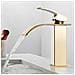 Rubinetto per lavabo da bagno, Blackswan, tipo M103, modello oro lucido, misura 19,3 cm - Foto miniatura 4