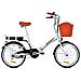 Pieghevole 20'' - E-bike Pieghevole In Acciaio, Ruote 20'', Cambio 7 Velocità, Motore 250 W, Batteria 36v X 7,8 Ah - Colore Bianco - Foto miniatura 1