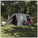 Tenda a cupola per 6 persone con tetto Grigio e arancione - Foto miniatura 2
