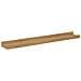 Scaffale da parete con lo scaffale 2 pcs Marrone 60 x 9 x 3 cm - Foto miniatura 6