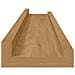 Scaffale da parete con lo scaffale 2 pcs Marrone 60 x 9 x 3 cm - Foto miniatura 8