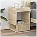 Tavolino Rovere Sonoma 40 x 40 x 56 cm Legno multistrato - Foto miniatura 4