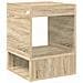 Tavolino Rovere Sonoma 40 x 40 x 56 cm Legno multistrato - Foto miniatura 7