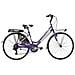 Bici Da Donna City Bike Telaio In Alluminio Bicicletta Misura 28 Linea Dea Cambio 6v Dea28d6v Completa Di Accessori E Luci A Led - 44 Nero Opaco Fuxia - Foto miniatura 1
