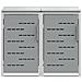Stoccaggio contenitore a ruote Grigio 138 x 77,5 x 112,5 cm - Foto miniatura 7