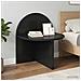 Comodino Rovere Nero 40 x 35,5 x 45,5 cm Legno ingegnerizzato - Foto miniatura 2