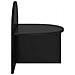 Comodino Rovere Nero 40 x 35,5 x 45,5 cm Legno ingegnerizzato - Foto miniatura 5