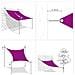 Vela Parasole 160 g /m² Rossa 2x3,5 m in HDPE - Foto miniatura 4