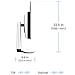 EX321UZ Monitor PC 80 cm (31.5") 3840 x 2160 Pixel 4K Ultra HD OLED Bianco - Foto miniatura 13