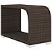 Set Divani da Giardino 8 pz con Cuscini in Polyrattan Marrone - Foto miniatura 7