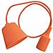 Lampadario Portalampada E27 Colore Arancio Fluo / arancione Vt-7228 3484 - Foto miniatura 1
