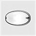Plafoniera Grigia E27 30 Watt Chip Ovale 30 005784 - Foto miniatura 1