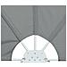 Tenda Laterale per Terrazza Pieghevole Grigio 300x150 cm - Foto miniatura 8