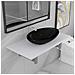Set Mobili Da Bagno 2 Pz Ceramica Bianco - Foto miniatura 2