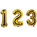 Procos - Palloncino In Alluminio A Forma Di Numero Dorato 85 Cm - Foto miniatura 1