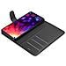Custodia Compatibile Con Honor View 20 In Nero Carbone - Coperchio Protettiva Con Chiusura Magnetica, Funzione Stand E Tasca Per Le Carte - Foto miniatura 8