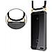 Catena Di Telefoni Cellulari Compatibile Con Huawei P Smart 2018 / Enjoy 7s In Nero - Coperchio Protettivo In Silicone Con Anelli D'oro, Cinturino In Corda E Custodia Staccabile - Foto miniatura 2