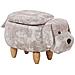 Pouf Animaletto In Velluto Beige Doggy - Foto miniatura 10