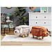 Pouf Animaletto In Velluto Beige Doggy - Foto miniatura 12