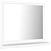 Specchio da Bagno Bianco 40x10,5x37 cm in Legno Multistrato - Foto miniatura 2
