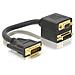 Adapter DVI29 male to DVI29 + VGA female DVI29 DVI29, VGA (D-sub 15p) Nero cavo di interfaccia e adattatore - Foto miniatura 1