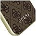 Cover Iphone 11 Bimateriale Fintura Intessuta 4g Charms Guess Marrone - Foto miniatura 2