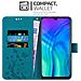 Custodia Compatibile Con Honor 20 Lite In Blu Fiore - Coperchio Protettivo In Design Floreale Con Chiusura Magnetica, Funzione Stand E Slot Per Carte - Foto miniatura 2