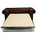 Divano Chesterfield Letto Chesterfield First Class - 3 Posti - Cloudy Vecchio Marrone - Pelle - Foto miniatura 1