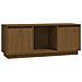 Mobile Tv Miele 110,5x35x44 Cm In Legno Massello Di Pino - Foto miniatura 2