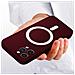 Cover Magsafe Per Iphone 12 Pro Soft-touch Bordi Rialzati Anti-shock Bordeaux - Foto miniatura 3