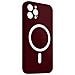 Cover Magsafe Per Iphone 12 Pro Soft-touch Bordi Rialzati Anti-shock Bordeaux - Foto miniatura 5