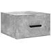 Comodini A Muro 2 Pz Grigio Cemento 35x35x20 Cm - Foto miniatura 7