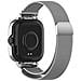 Custodia Con Struttura In Metallo Con Cinturino Integrato Per Redmi Watch 4 Silver - Foto miniatura 1